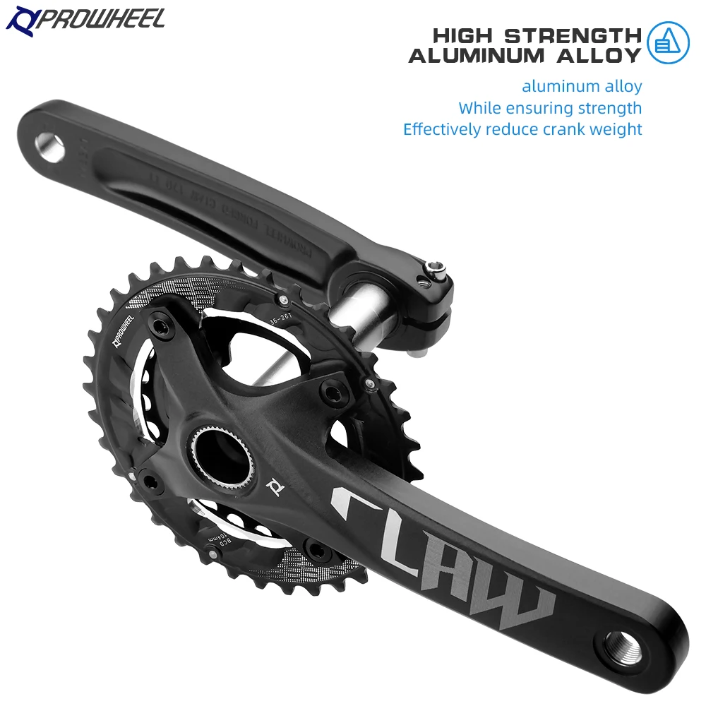 PROWHEEL  64/104BCD Crankset aluminum alloy 26-36T Chainring 170mm crank arms for 10/11/12 Speed MTB Mountain Bike