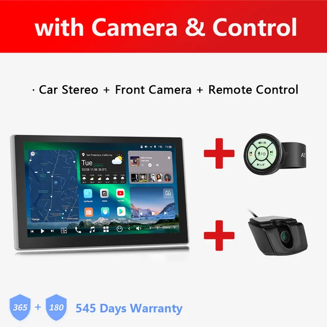 ATOTO 10 inch QLED Android Car Stereo 8G+128G Bluetooth Apple