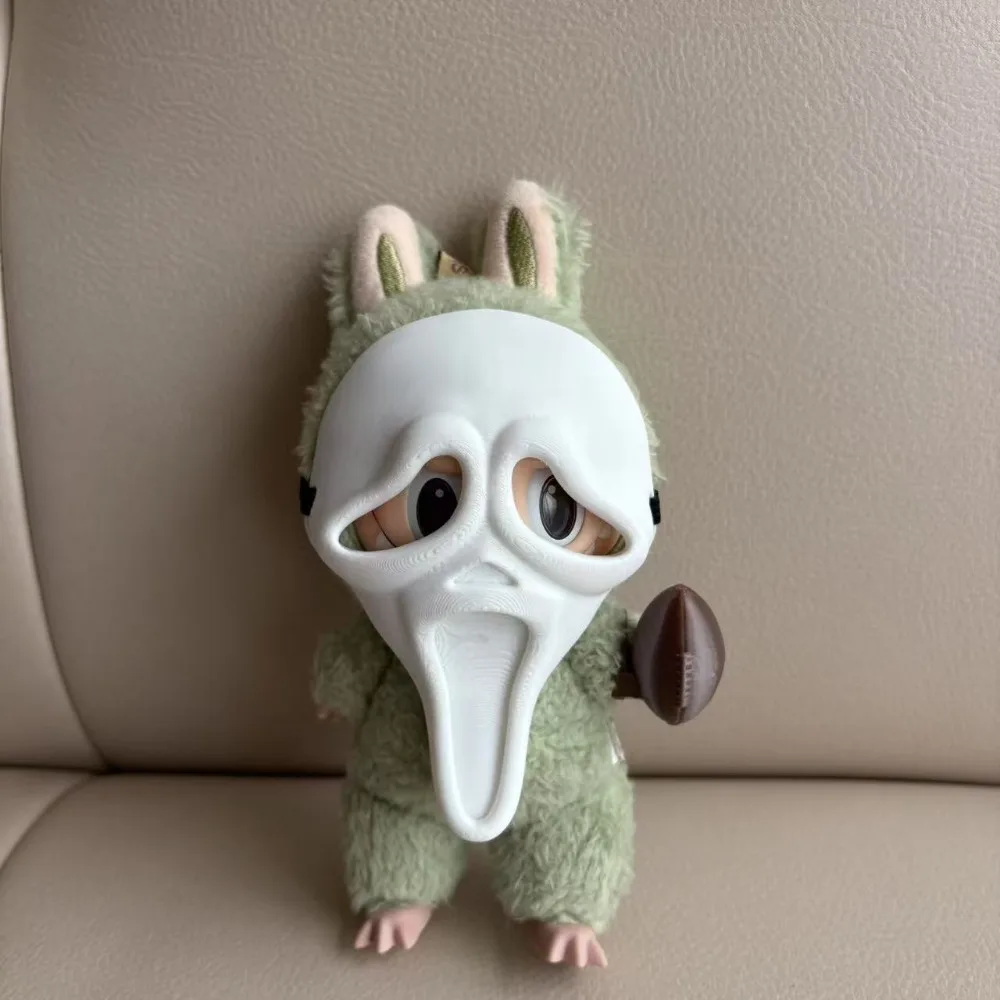 

17 см одежда для куклы Лаббуса, костюмы на Хэллоуин, одежда с 3D принтом, платье с призраком, аксессуары для кукол, подарок для сидения, игрушка «сделай сам»