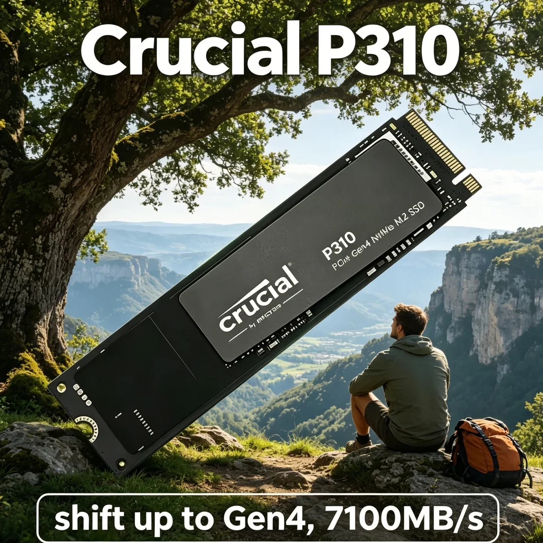 부드러운 작동을 위한 필수품 P310 2280 1TB 2TB PCIe Gen4 NVMe M.2 SSD 3D NAND 7100MB/s OEM 패키지