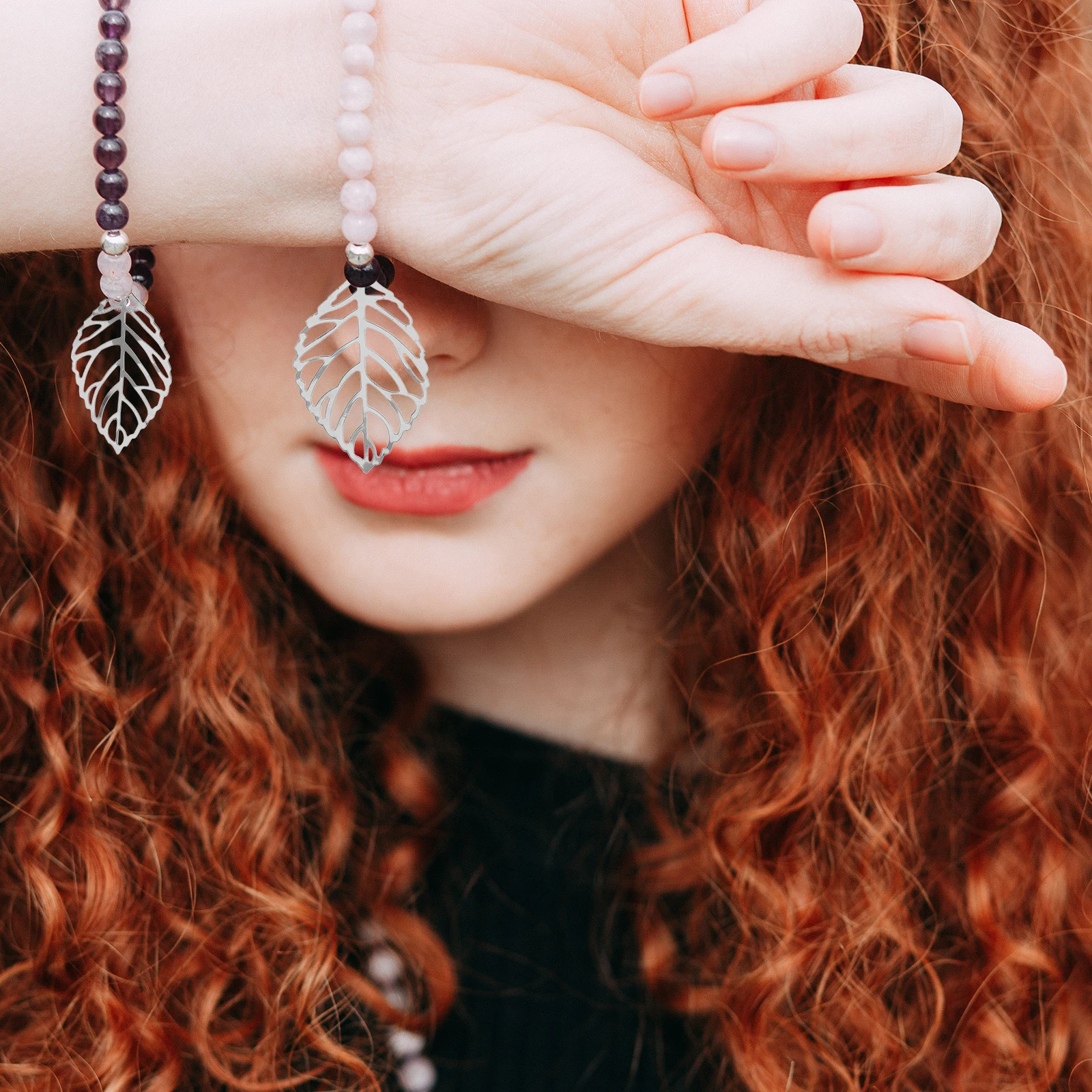 2 Bags Leaf Pendant Charms Silver Metal Hollow DIY Jewelry Making Supplies Necklace Bracelet Findings Accessories for jewelry