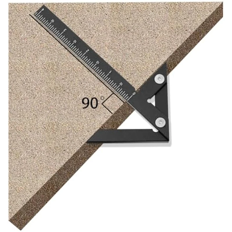 GTBL Imperial Circle Center Positioning,45/90 Degree Positioning Ruler, Right Angle Positioning,Centerline Positioning