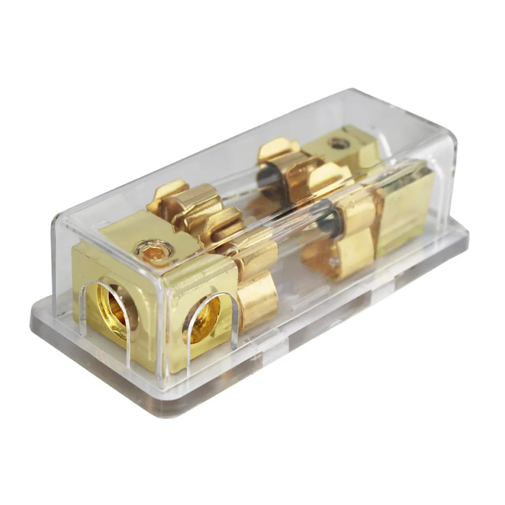 

1pc Car Speaker Fuse Holder Auto Sound Fuse Base Power Cord Safety Seat For Audio System Waterproof Dustproof Cable Connector