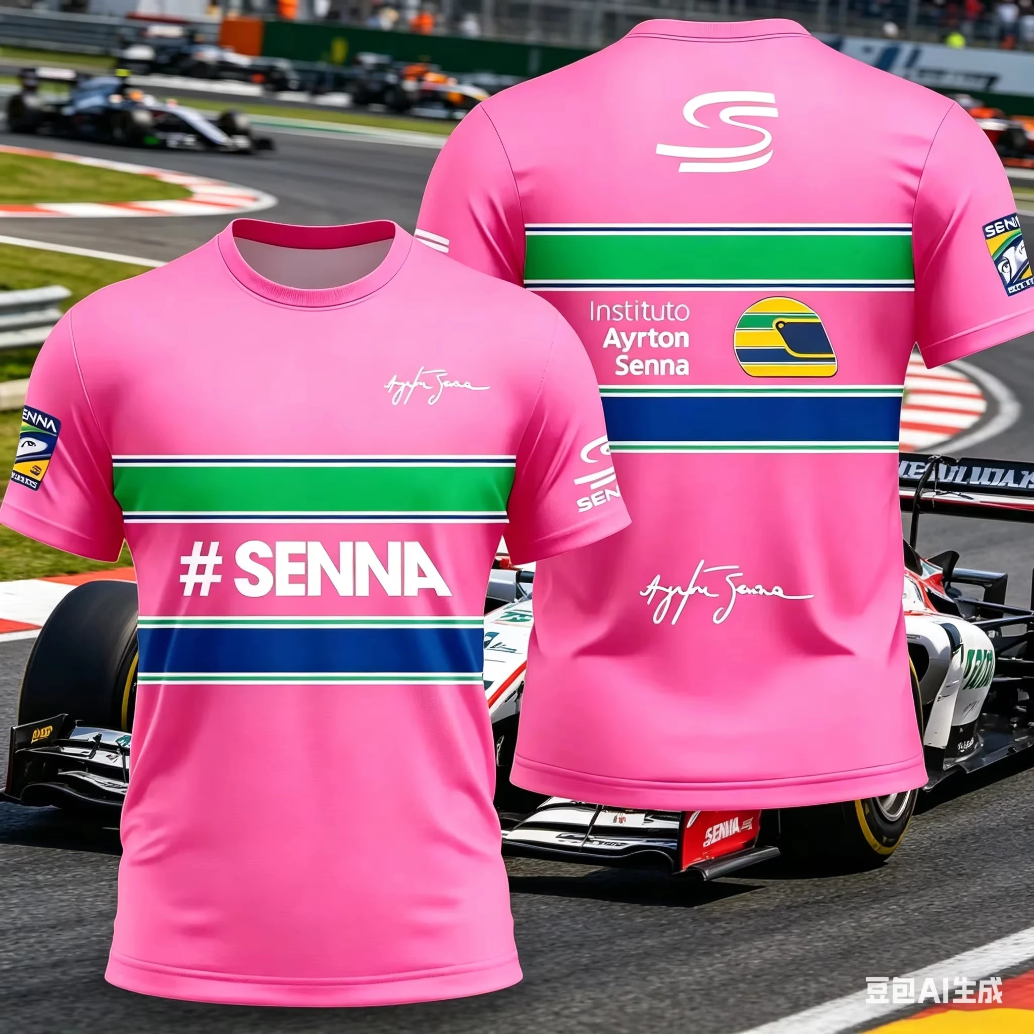 2026 New Elton Senna Unisex Short-Sleeve Breathable Cycling T-Shirt, Summer Sports Styleed