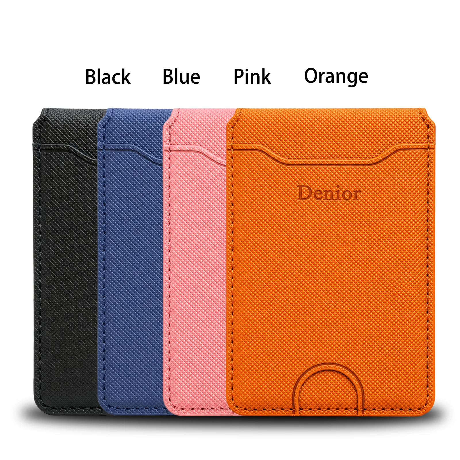 Mobile Phone Wallet Stand Magnet Flip Pocket Card Storage Push Card Hole Luxury Faux Leather Magnetic Stand Buckle Bag Wallet view 6
