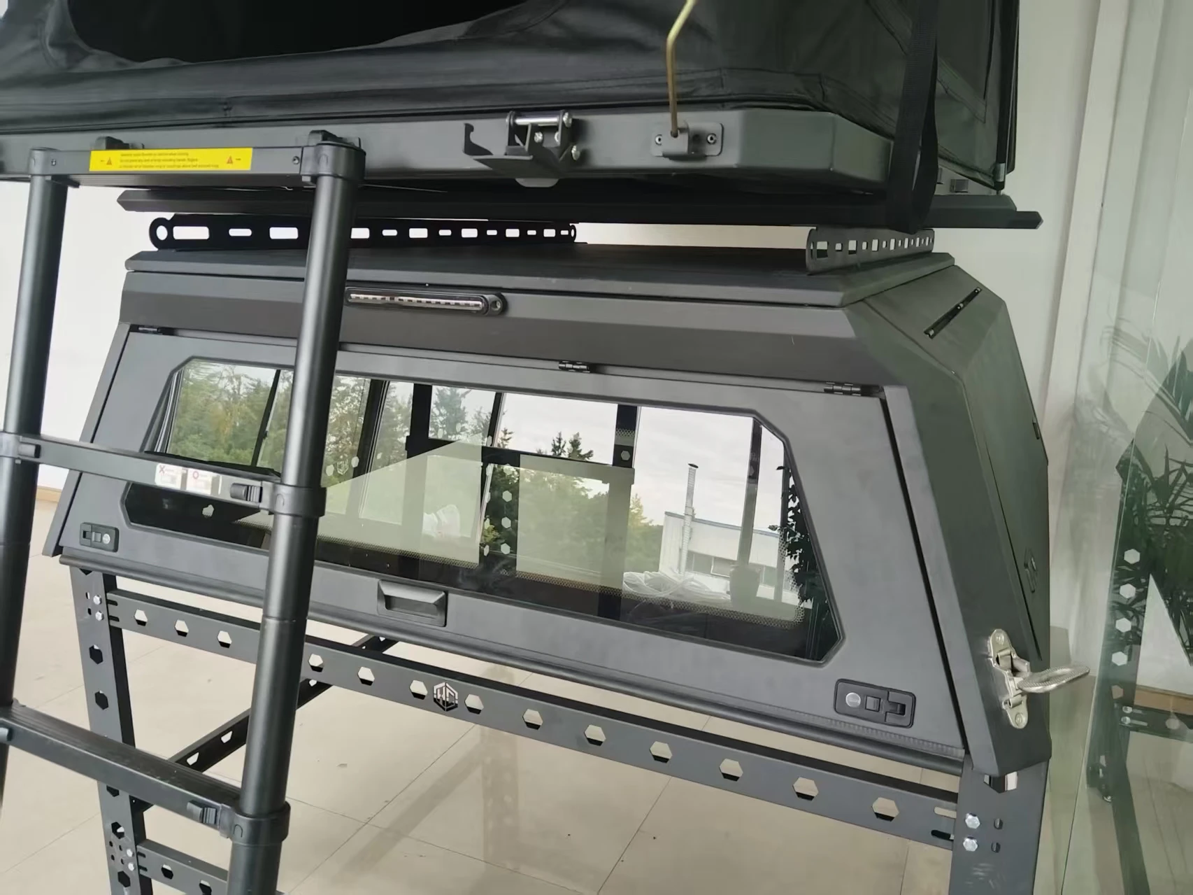 

Навес для пикапа Flying Wing, багажник, водонепроницаемый алюминиевый навес с твердым верхом, стальной навес для аксессуаров для грузовиков-рейнджеров