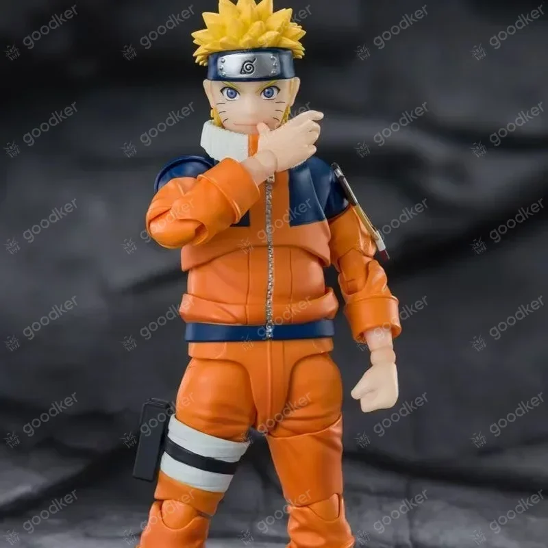Figurka kolekcjonerska Bandai SHF Naruto Juvenile Naruto, model do składania, zabawka, prezent, figurka postaci, kolekcja zabawek.