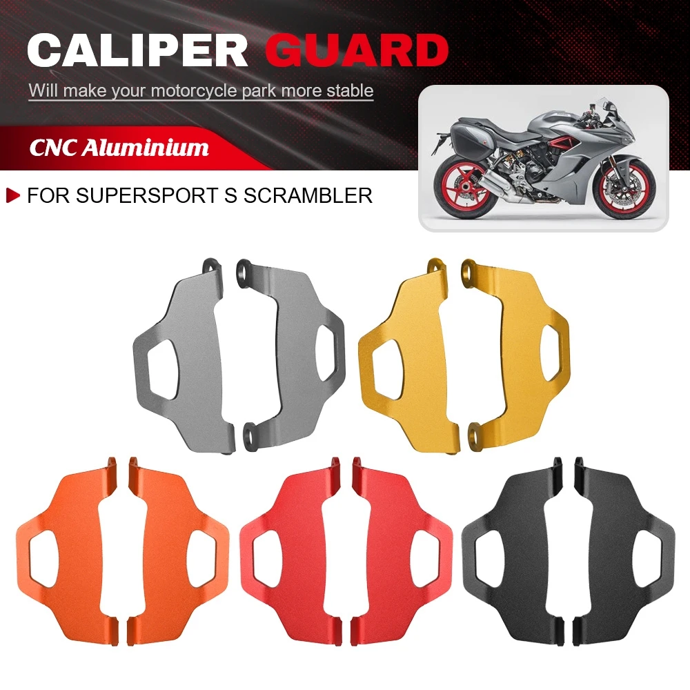 

For Ducati Scrambler Flat Tracker/Full Throttle/Classic/Urban Enduro/Icon Motorcycle Front Left&Right Brake Caliper Cover Guard