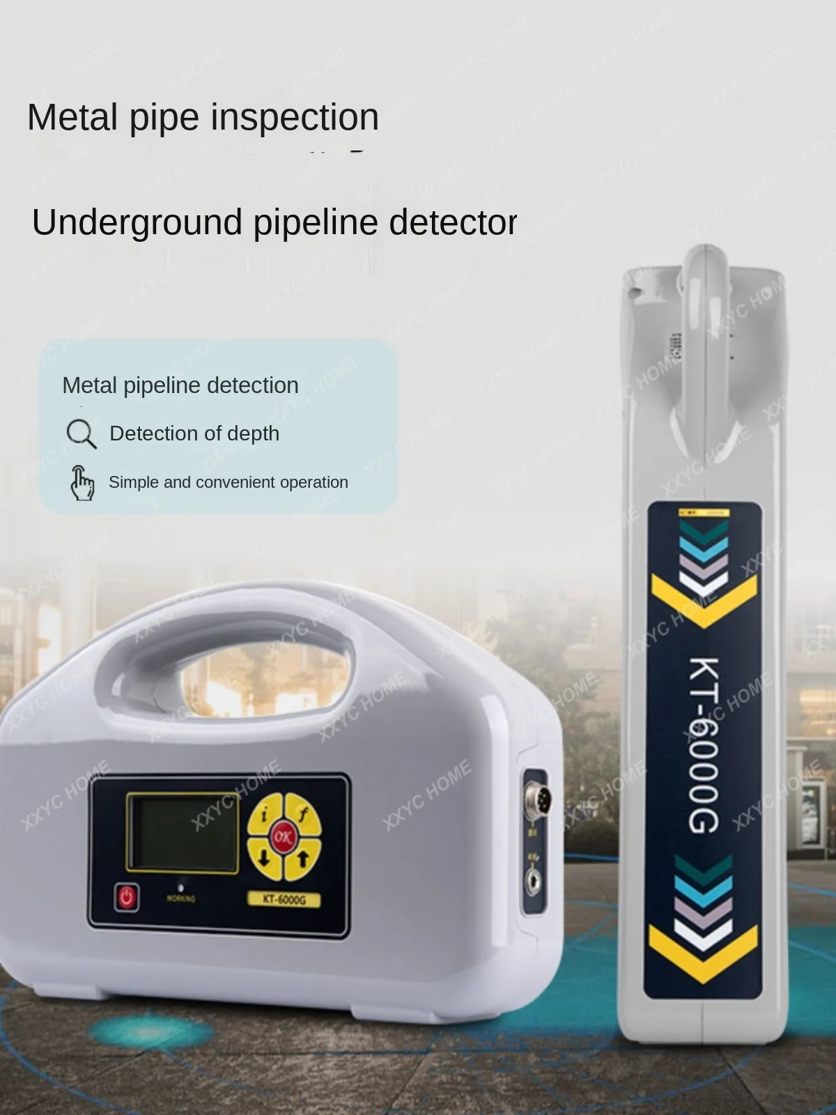 

Underground Pipeline Detector Metal Pipeline Detection Underground Wire and Cable Fault Heading Underground Pipeline Detector