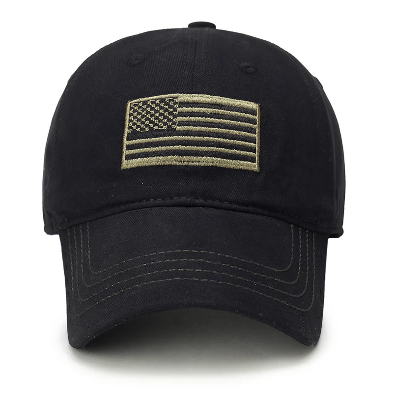 Flag Baseball Cap for Men Women Tactical Operator Military Plain Dad Hat Outdoor Snapback Hats Sun Caps Adjustable