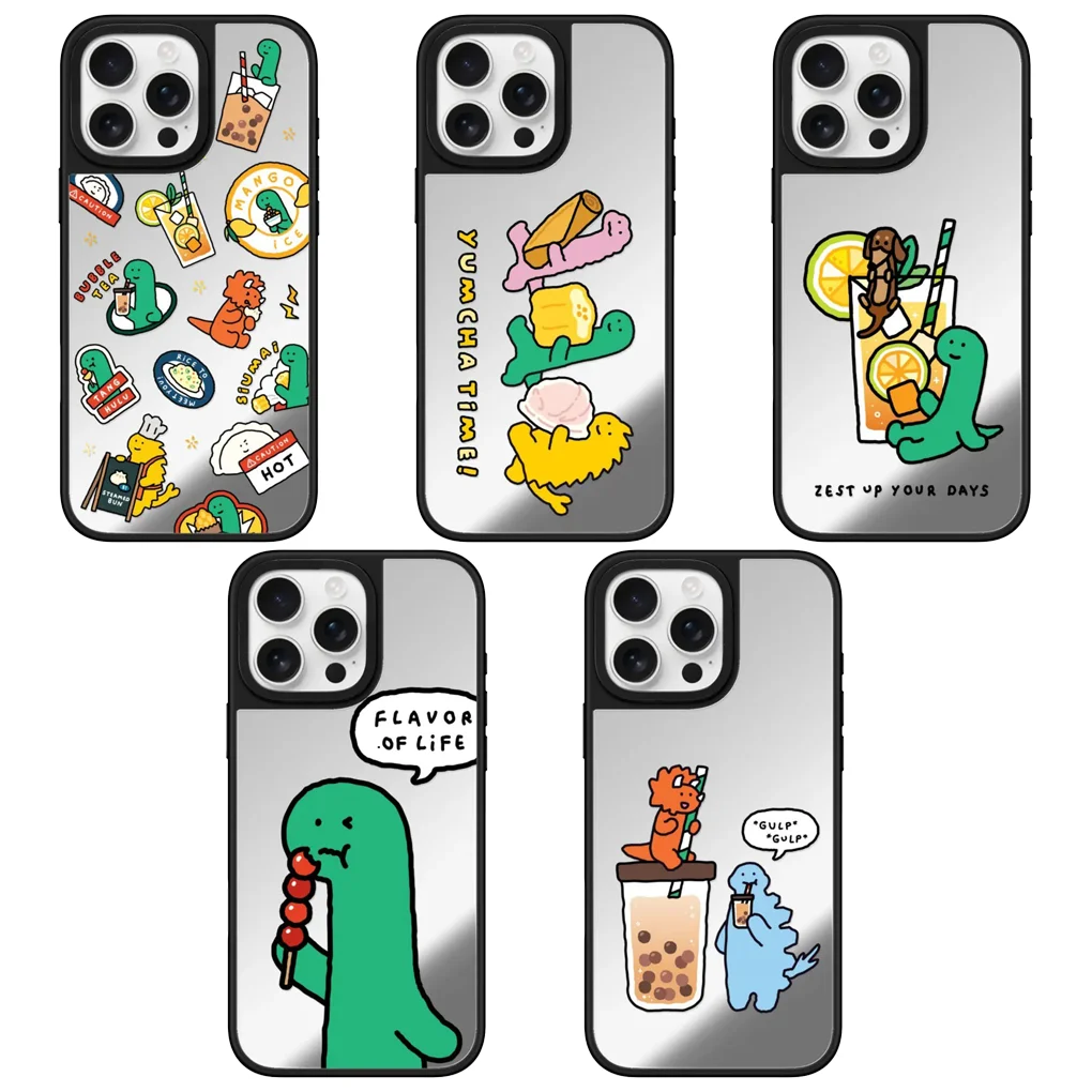 

Lemon Tea Mirror Surface IPhone 12 13 14 15 16 Pro Max Case - Protective IPhone Case with MagSafe