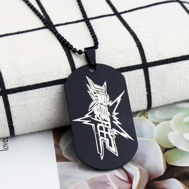 Bakugou Katsuki Endeavour Midoriya Izuku Popular Anime Accessories Necklace Stainless Steel Name Pendant Anime Accessories Gifts