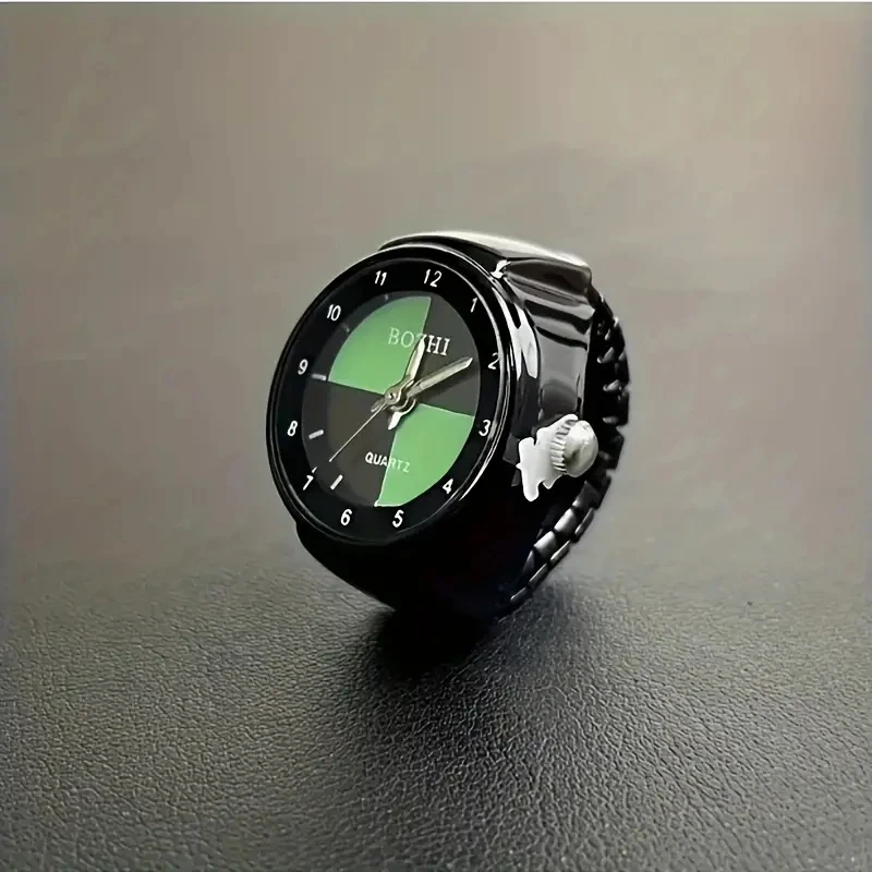 New fashion creative ring watch men and women couple finger watch