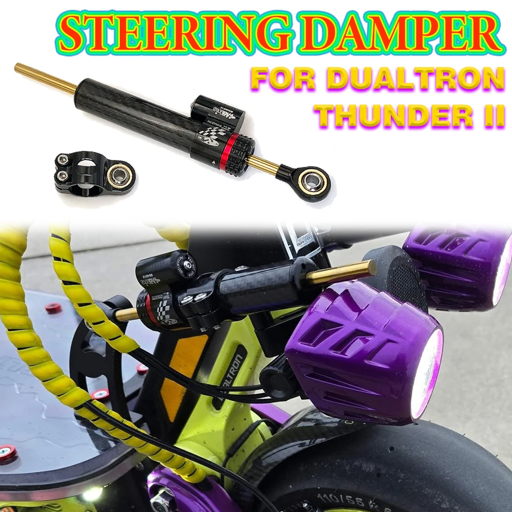 

For Dualtron Thunder II Electric Scooter Accessories Increase High Speed Stabilize Stability Safety Directional Steering Damper