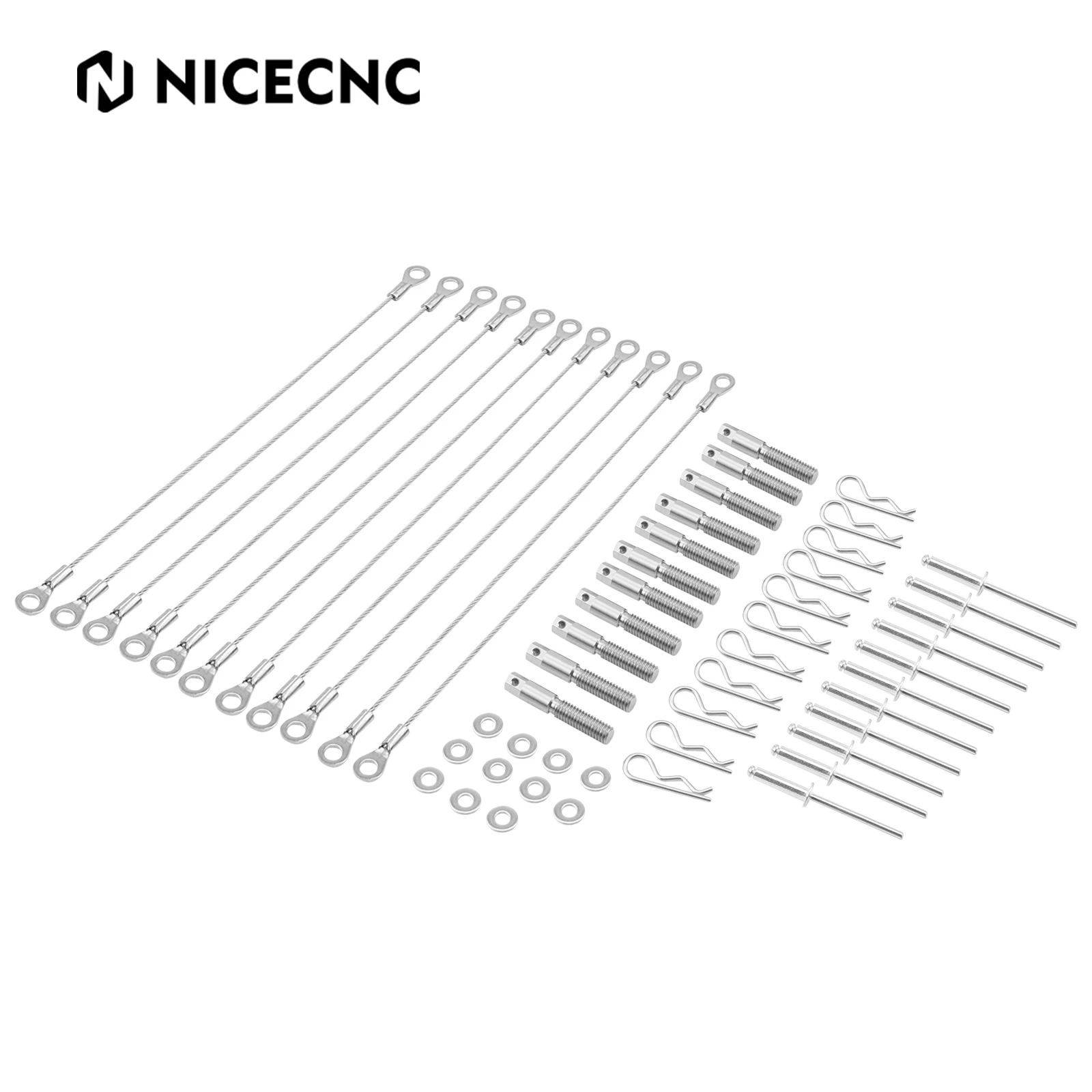 NICECNC Kupplungsdeckel-Pin-Kit, einfacher Schnellverschluss-Riementriegel, UTV für Can-Am Maverick X3 2017–2021, Max Turbo RR 900 HO – Detail 7