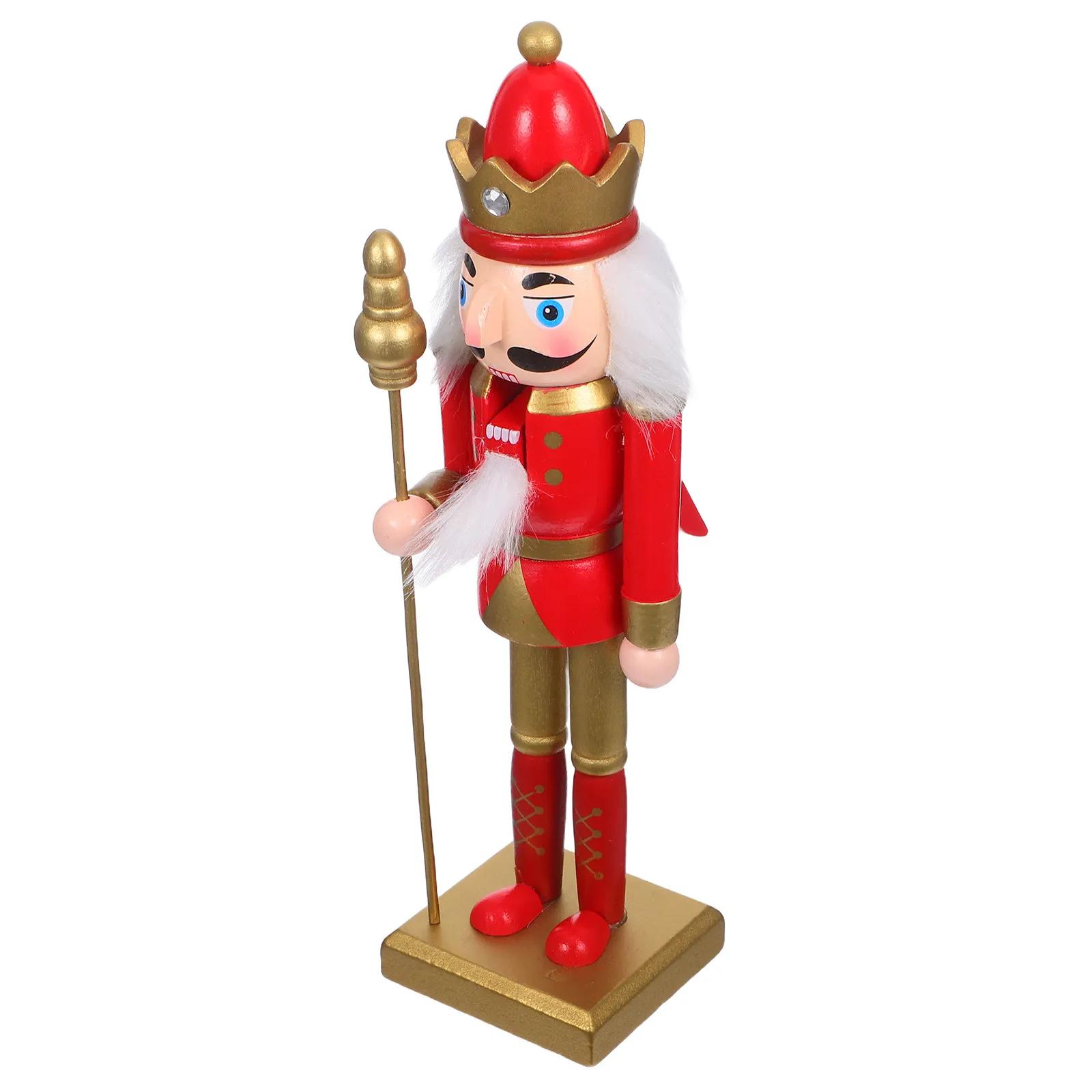 Wooden Christmas Nutcracker Ornament – Festive Holiday Decor, Bright Colors, Reusable Gift for Home & Desktop
