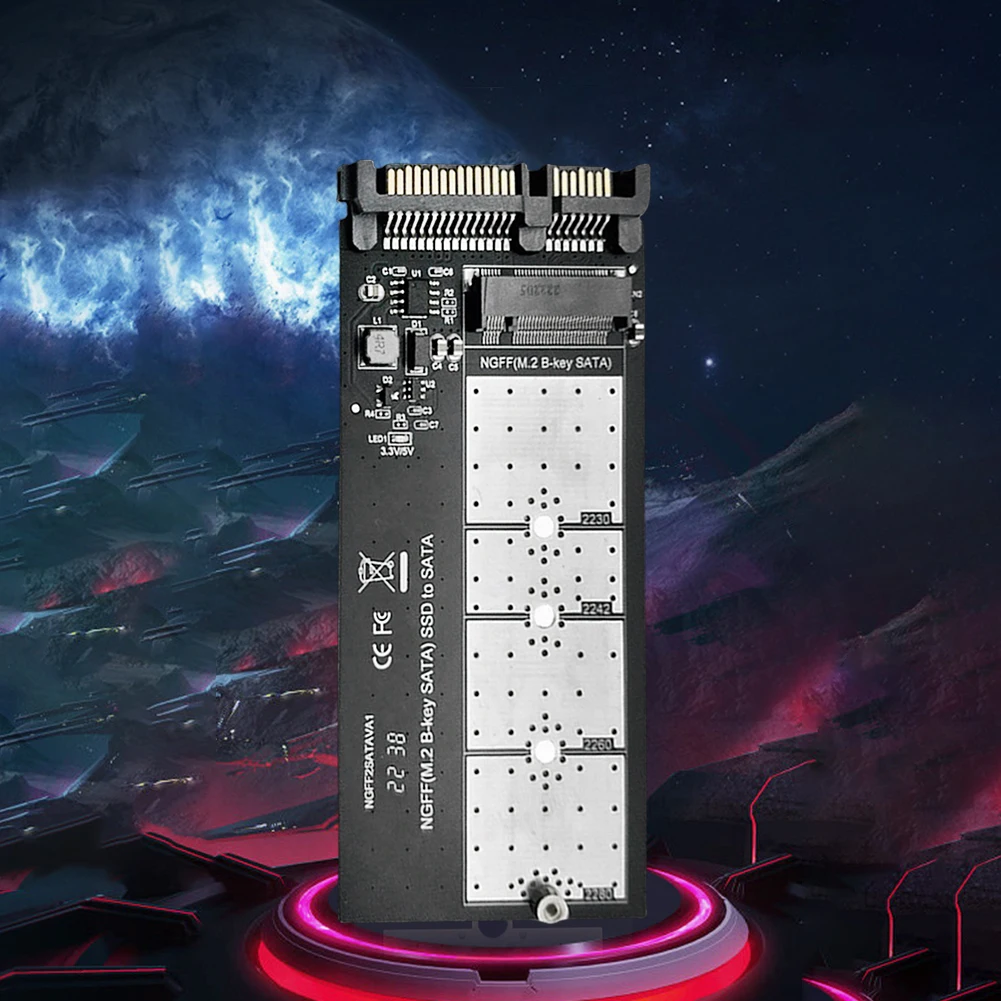 M.2 NGFF SSD To SATA 3 3.0 Adapter Card Converter B Key M.2 To SATA 3.0 2.5inch Riser Board M.2 NGFF To SATA Adapter Card