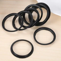 10Pcs Black Food Grade Soft Silicone O-rings Rubber Gaskets for Nespresso Stainless Steel Coffee Refillable Capsules Body Cup