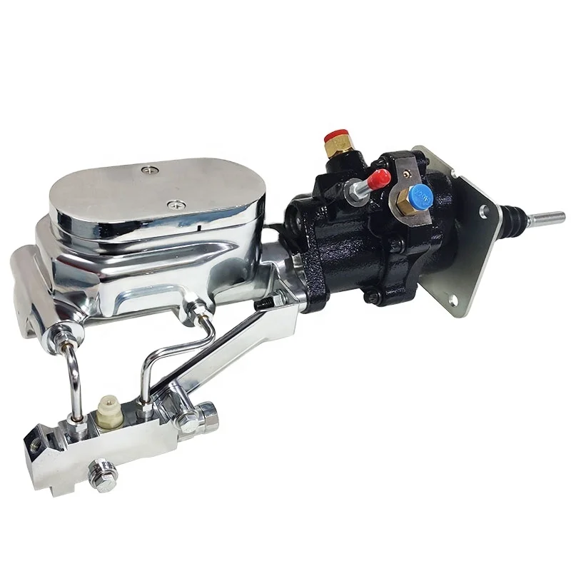 

Power Hydraulic Brake Booster With Chrome Master Cylinder & Adjustable Brake Proportioning Valve Kits for GSE Heavy Du ty Cars