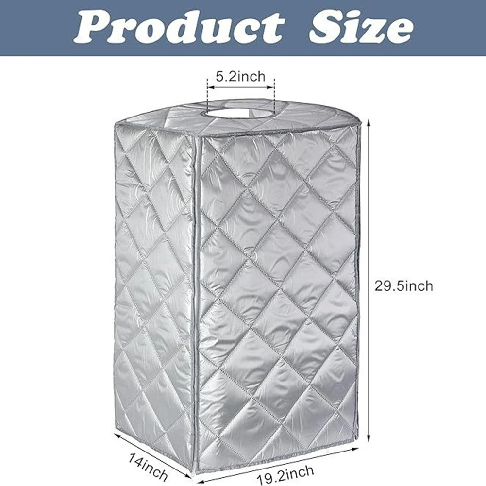 1pc Water Heater Outer Casing Cover Outdoor Tankless Water Heater Cover Dustproof Protective Cover Insulation Blanket