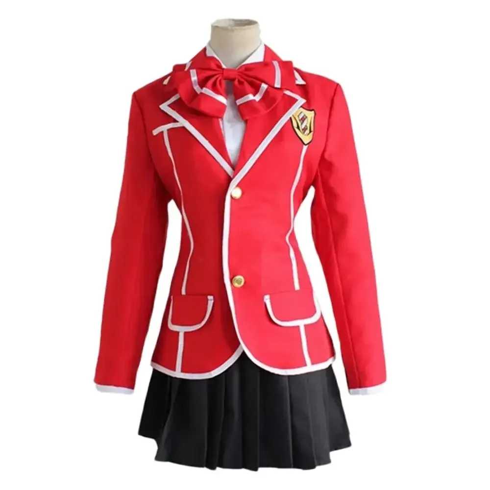 

Unisex Anime Cos YUZURIHA INORI Cosplay Costumes JK Uniform Dress Custom Size