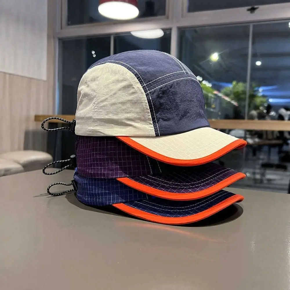 bone-de-beisebol-retro-com-combinacao-de-cores-estilo-verao-aba-curta-secagem-rapida-leve-respiravel-masculino-e-feminino