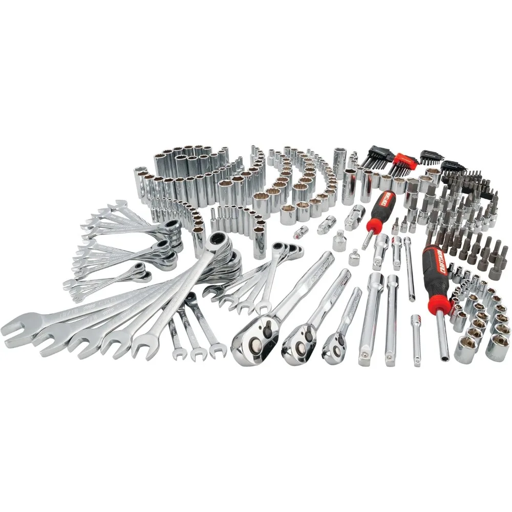 

CRAFTSMAN Mechanics Tool Set, SAE and Metric, 1/2, 1/4, and 3/8 Drive Sizes, 298-Piece (CMMT12039)