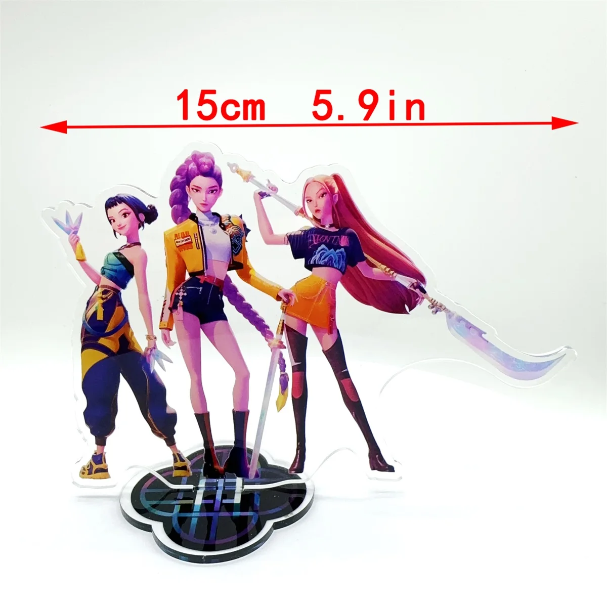 أنيمي KPop شيطان الصيادين الشكل الاكريليك حامل نموذج رومي ميرا زوي عيد ميلاد منضدية الديكور عيد الميلاد المشجعين الهدايا 15 سنتيمتر #5