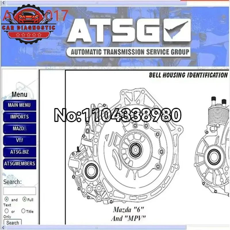 2026-meilleure-vente-atsg-2017-logiciel-de-reparation-automobile-atsg-automatic-transmissions-service-group-informations-de-reparation-manuel-de-diagnostic-atsg