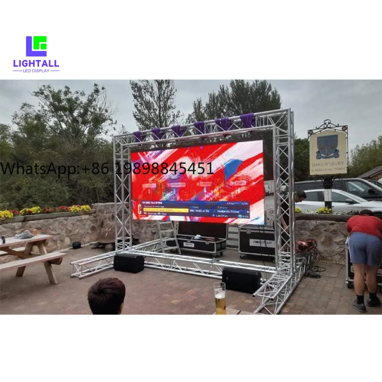 

Большое решение для видеостены на открытом воздухе, аренда вечеринки, светодиодный экран, сценический куб, светодиодный экран для концертного светодиодного внешнего экрана