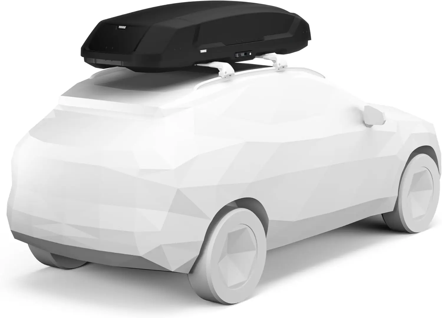 กล่องหลังคา Thule Force 3 XXL ขนาด 21 คิว ออกแบบตามหลักอากาศพลศาสตร์ เปิดได้สองด้าน ติดตั้งโดยไม่ต้องใช้เครื่องมือ กันน้ำ สำหรับรถ SUV รถบรรทุก รถยนต์ และรถยนต์ไฟฟ้า