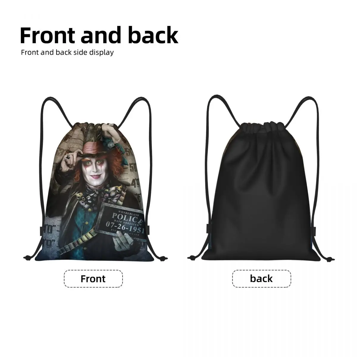Michael Myers Halloween Horror Movie Serial Killer Drawstring Backpack Women Men Sport Gym Sackpack Foldable Training Bag Sack