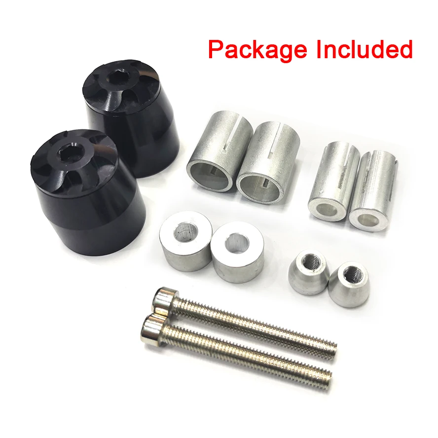 Motorcycle Handlebars Grips Ends Plug Bar Ends Handlebars Caps 22mm CNC Aluminum Universal For Kawasaki Z800 Z1000 Yamaha Honda