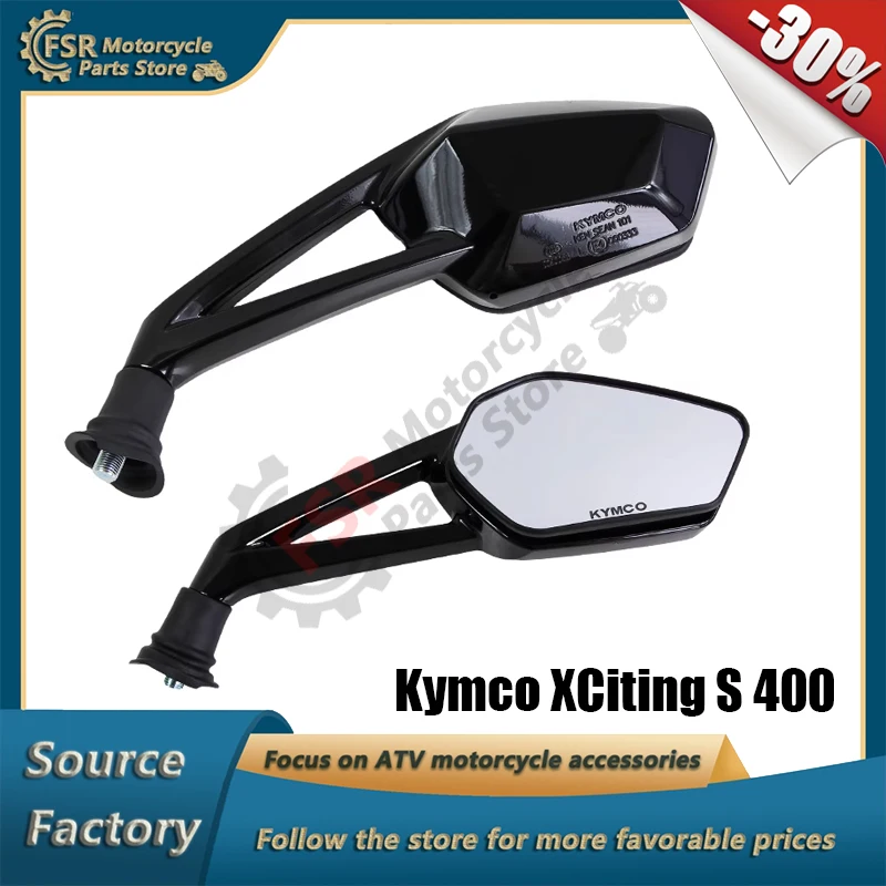 

S 400 Original Left & Right mirror,Fits Kymco XCiting S 400 ABS 2018-2022 XCiting VS 400 2023-2024,Made in China Taiwan