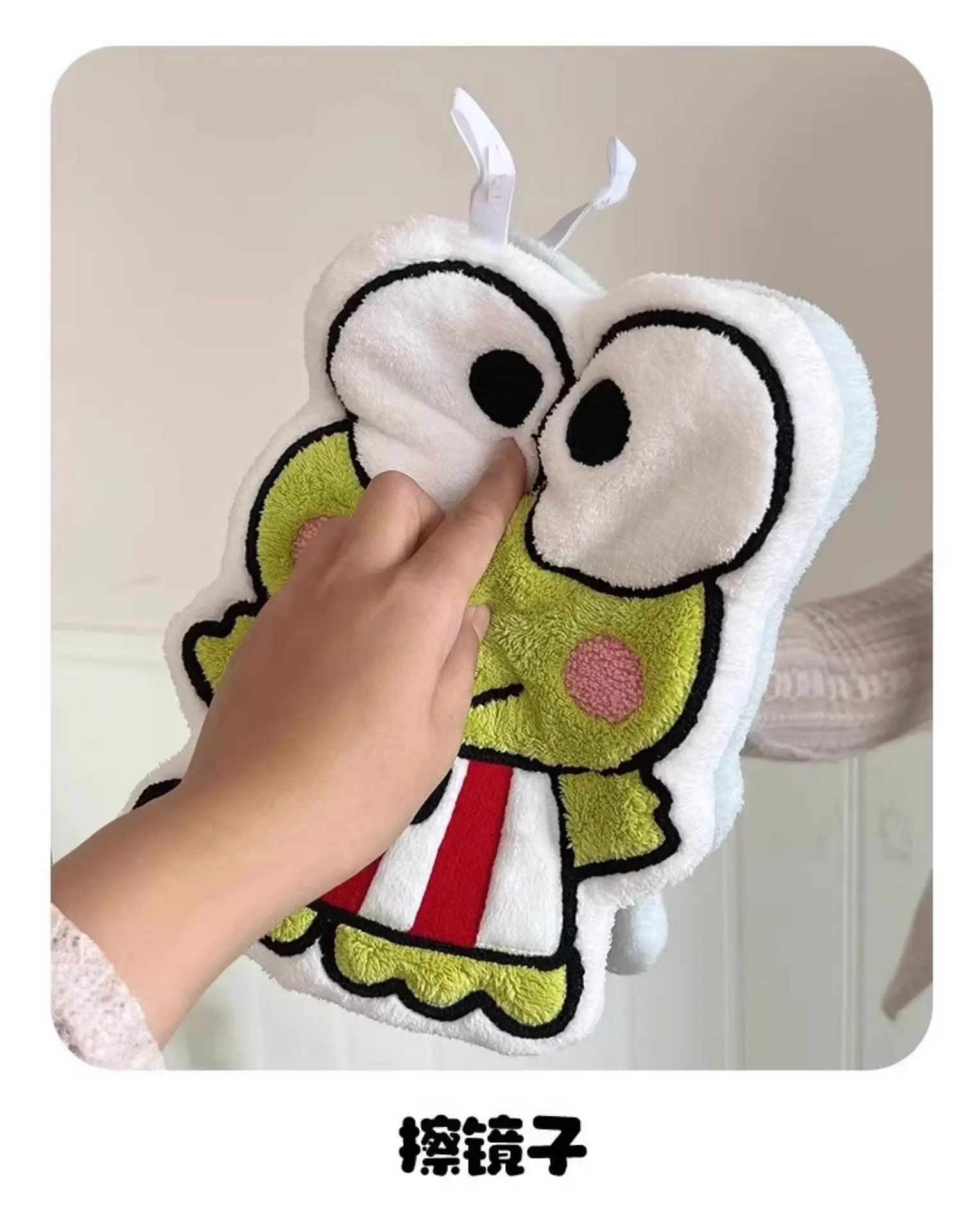 Neues Produkt auf Lager: KT Cat My Melody Hängendes Handtuch, verdickt, super saugfähig, niedliches Cartoon-Design für Bad, Küche und Haushalt – Detail 26