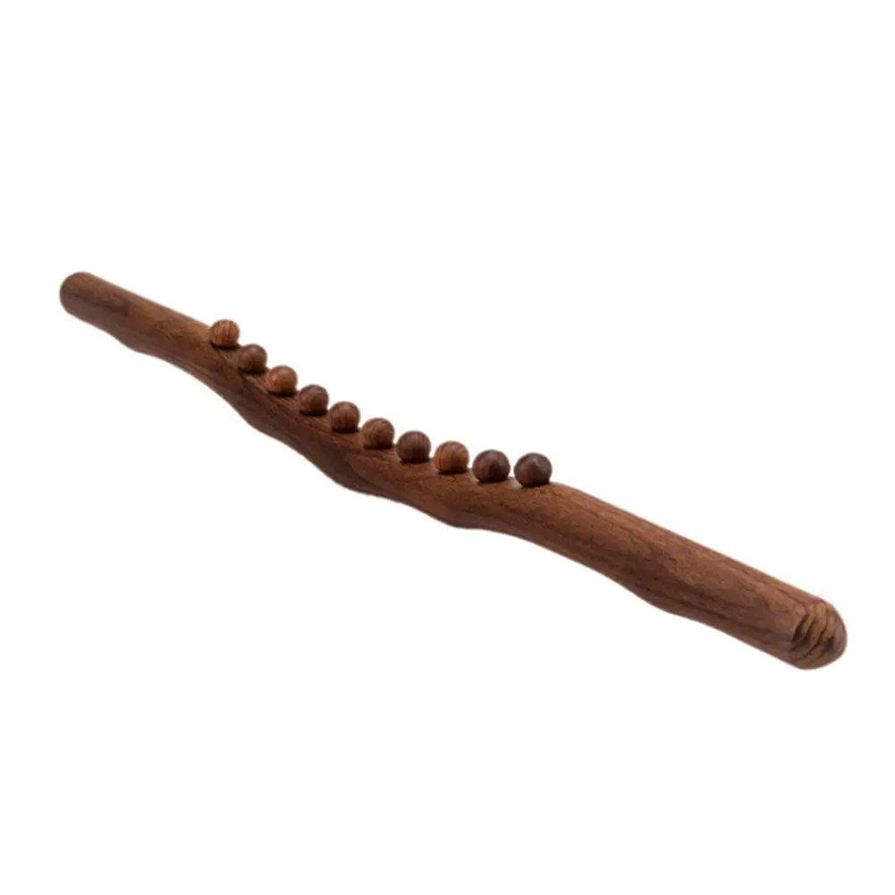 Massage Stick Kralen Rug Nek Meridiaan Baggeren Lichaam Schrapen Houten Massage Tool Gua Sha Therapie