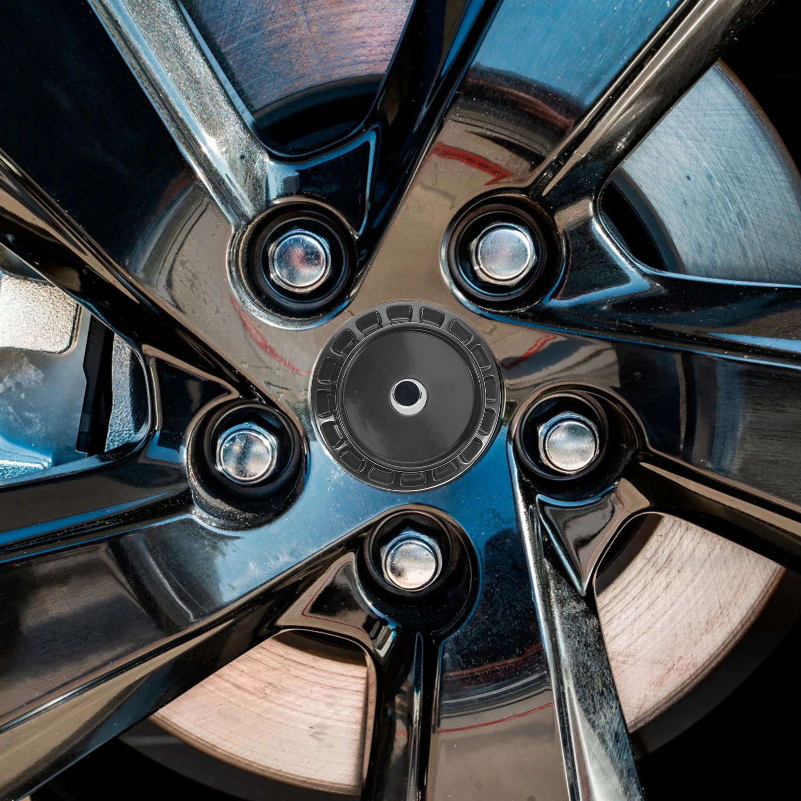 

4pcs 67MM Wheel Hub Center Cap Blank Sticker Car Rim Cover Plastic Hubcaps Elegant Design Durable Minimalist DIY