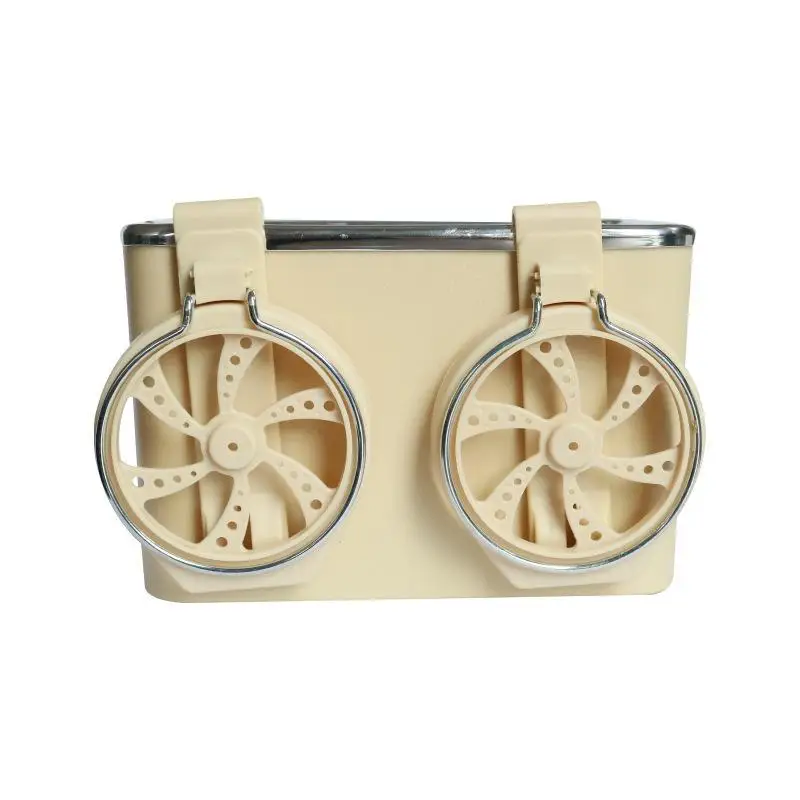 

Multifunctional Car Tissue Storage Box Paper Box with Cup Holder Creative Armrest Organizer Black/Beige Modern Minimalist Design