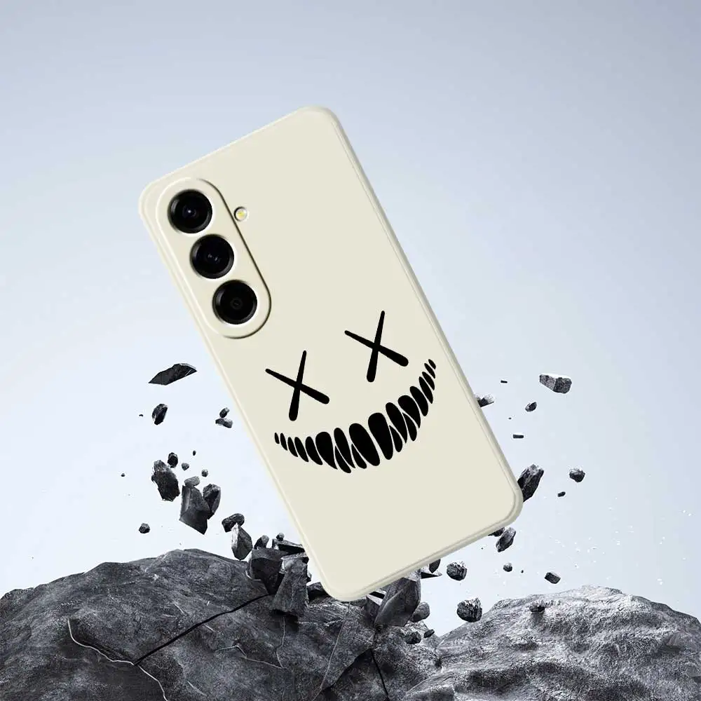 شخصية مبتسم الوجه قضية الهاتف لسامسونج غالاكسي A56 A32 A23 A22 5G A32 A23 4G A55 A54 A53 A52 A51 A35 A34 A31 غطاء ناعم