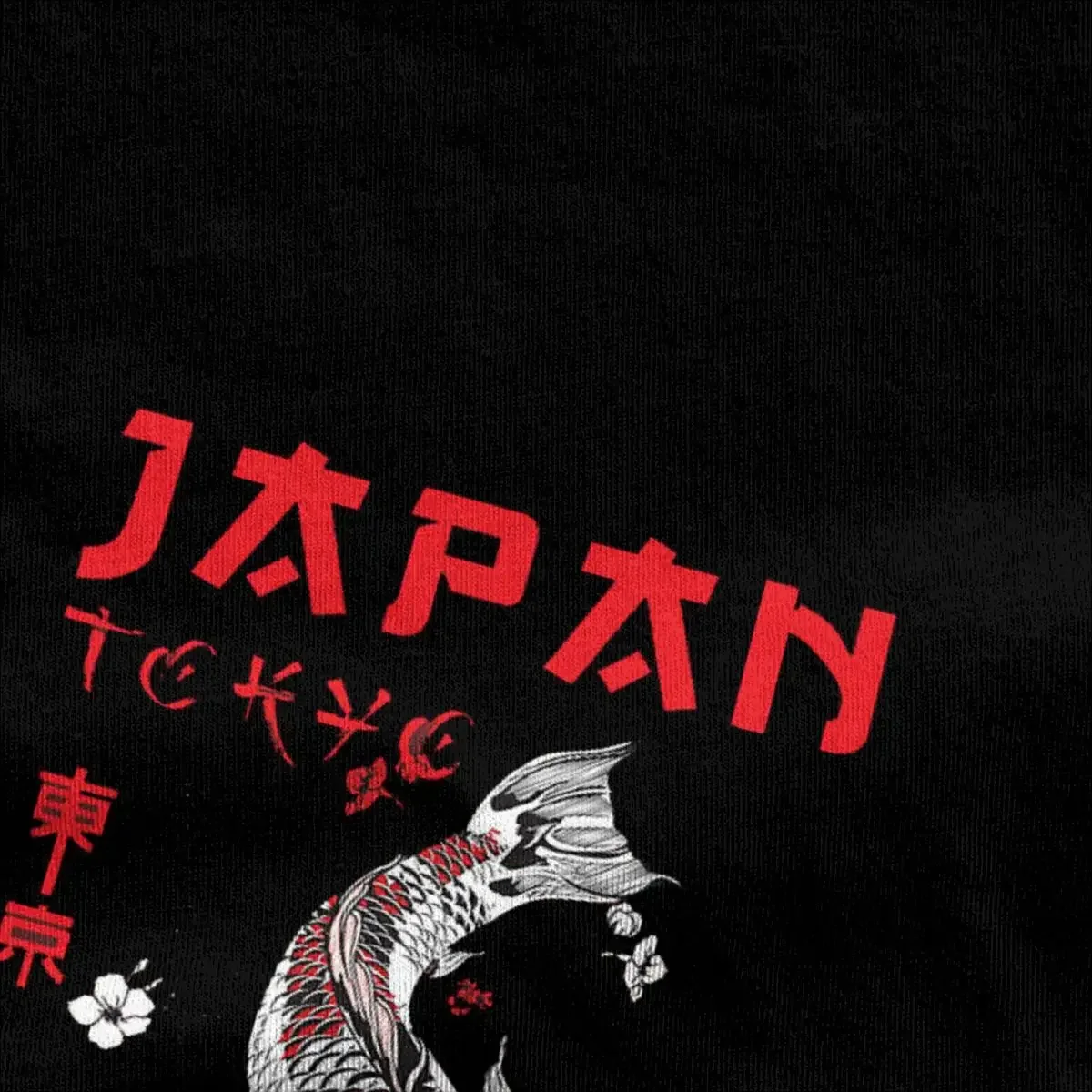 Oversized T-Shirt Japanese Fuji Dragon Yakuza Tokyo Koi Fish Cotton T Shirts Tshirt for Men Summer Y2K Loose Short Sleeve Tees