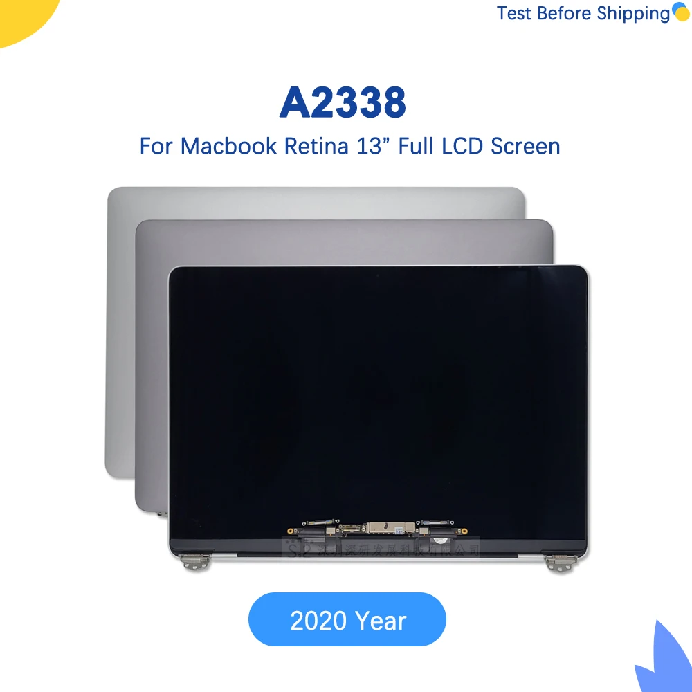 A2338 LCD Screen Display Assembly Replacement Compatible With MacBook Pro 13.3 Inch Retina M1 2020 EMC 3578 MYD83 MYD92 MYDA2