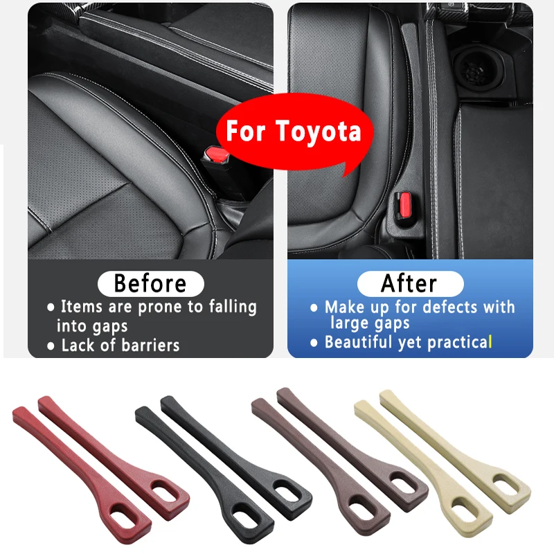 For Toyota Universal Seat Gap Strip Land Cruiser 200 300 Prado 120 150 Camry Highlander corolla rav4 chr Interior Accessories