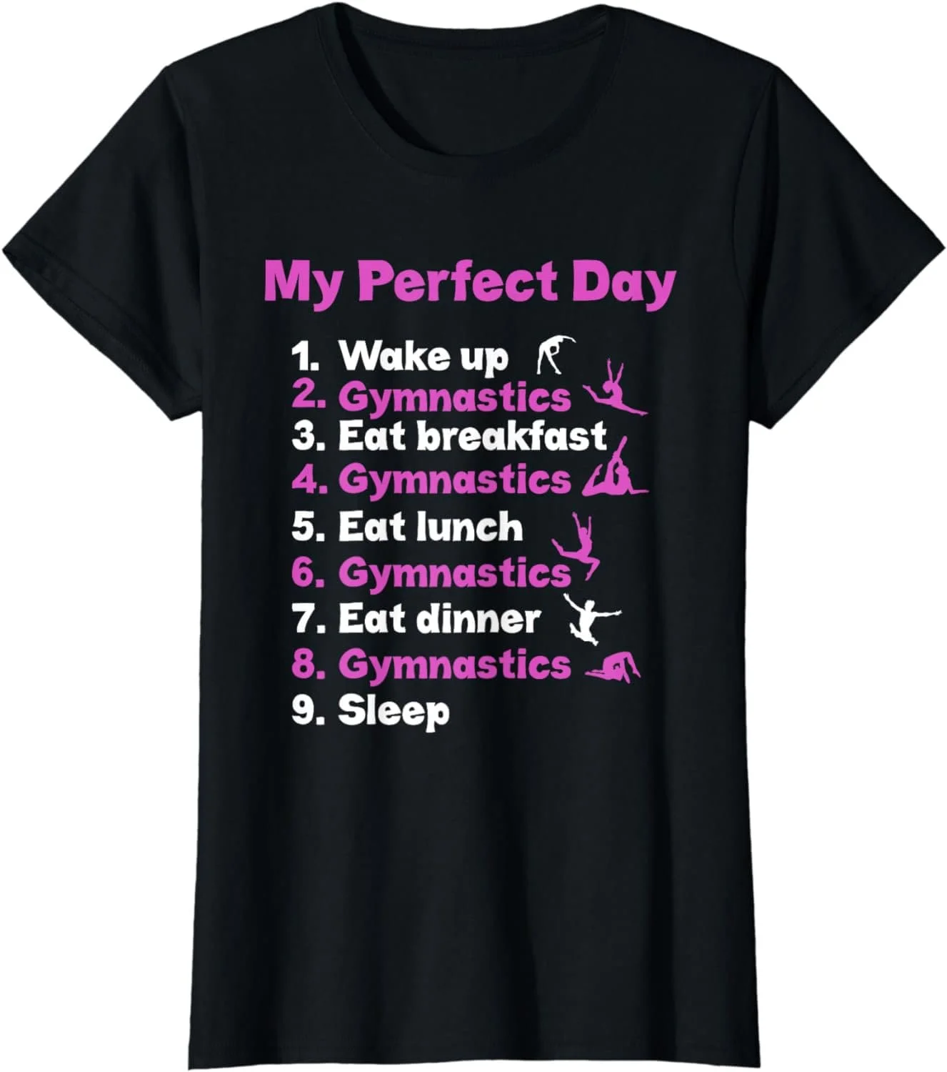 Gymnast My perfect Day eat sleep gymnastics T Shirt SweaT 52819