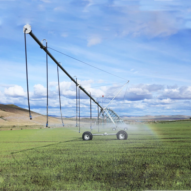 Wholesale Farm Solar Powered Center Pivot Irrigation System With End Sprinkler