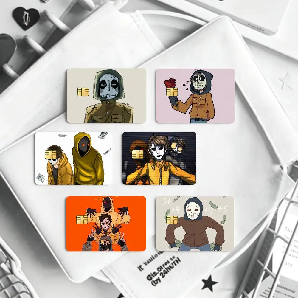O-perator MH Marble Hornets  Card HD Stickers Game Card Decal Card Matte Film Skin Small Chip Waterproof Sticker