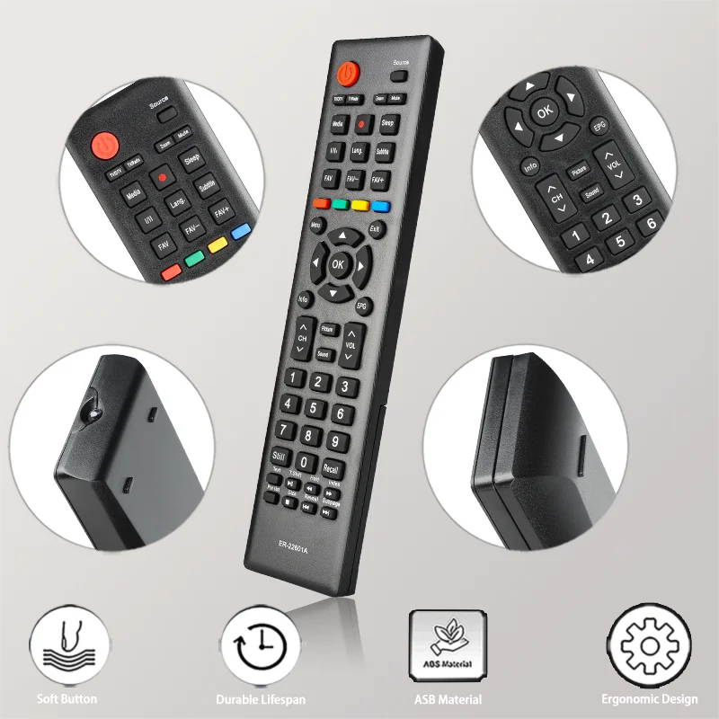 ER-22601A For Hisense Remote Control Replacement, For Hisense TV 24D33 32D33 32D36 32D50 24E33 24F33 32M2160 40D50P 50D36P