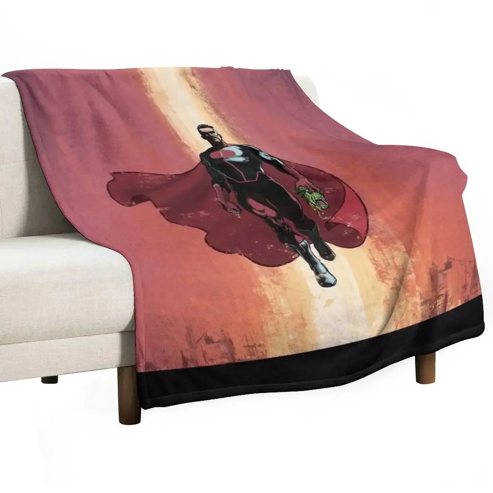 omni man Throw Blanket For Decorative Sofa Luxury Thicken Warm for sofa Blankets