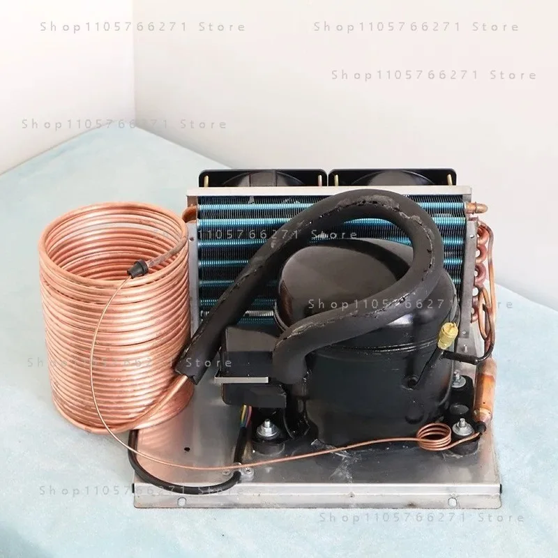for Cooling Capacity 52W-R600a 220V Small Chiller Unit 220V Refrigeration Cycle Water Micro Refrigeration Compressor