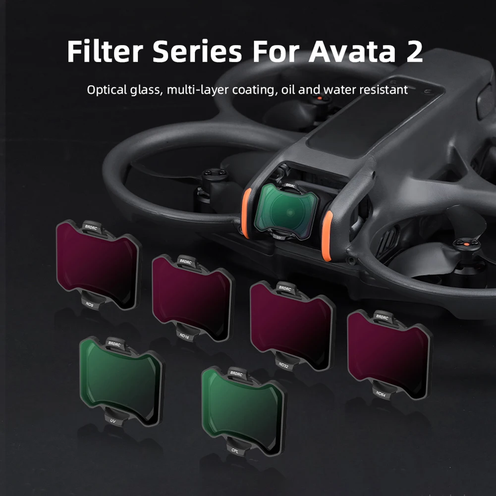 ND Set Filter lensa untuk DJI Avata 2 lensa kaca optik Filter disesuaikan UV CPL ND8 ND16 ND32 ND64 CPL Aksesori Drone