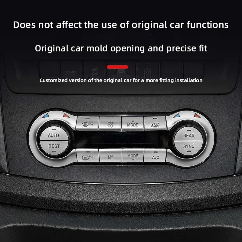 

Car Central Console Air Conditioning AC Button Sticker Cover For Mercedes Benz V Class VITO V260L V250 Auto Interior Accessories